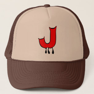 Casquette HA" ★ Bleeding Devil's Teeth-Initial J Trucker Hat