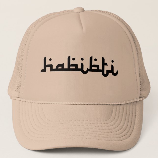 Casquette Habibti artistique (Devant)