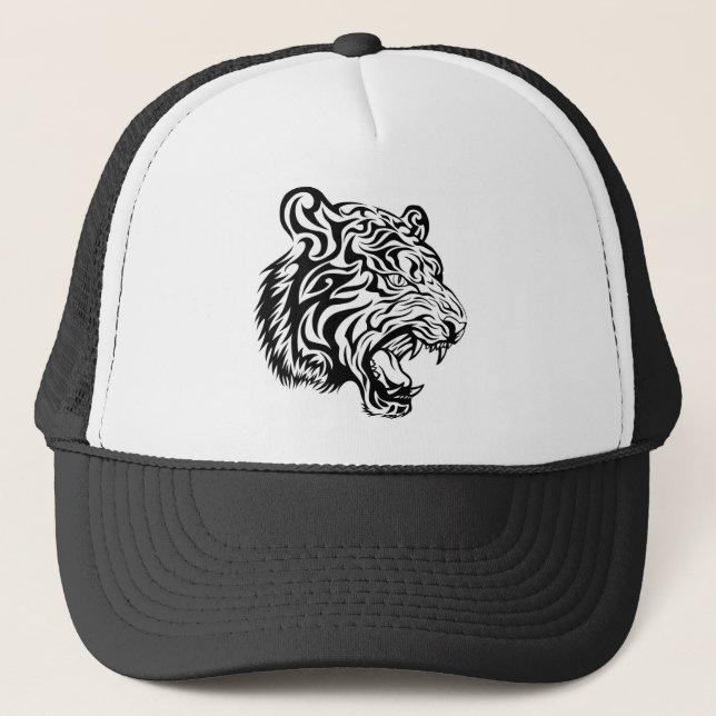 Casquette Habillement de tatouage de tigre (Devant)