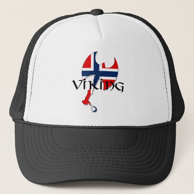 Casquette Hache norvégienne de drapeau de Norge Norvège des (Devant)