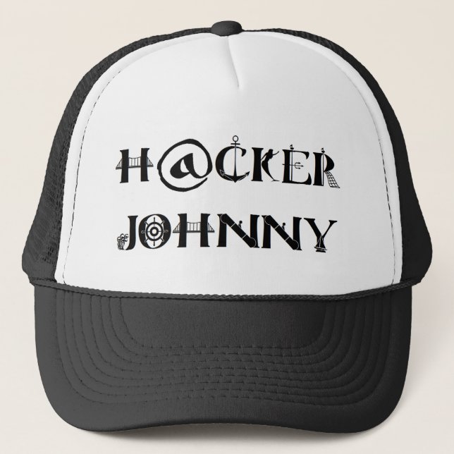 Casquette hacker johnny (Devant)