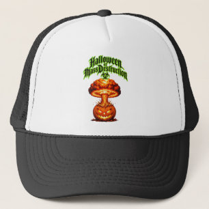 Casquette Halloween de destruction massive Citrouille toxiqu