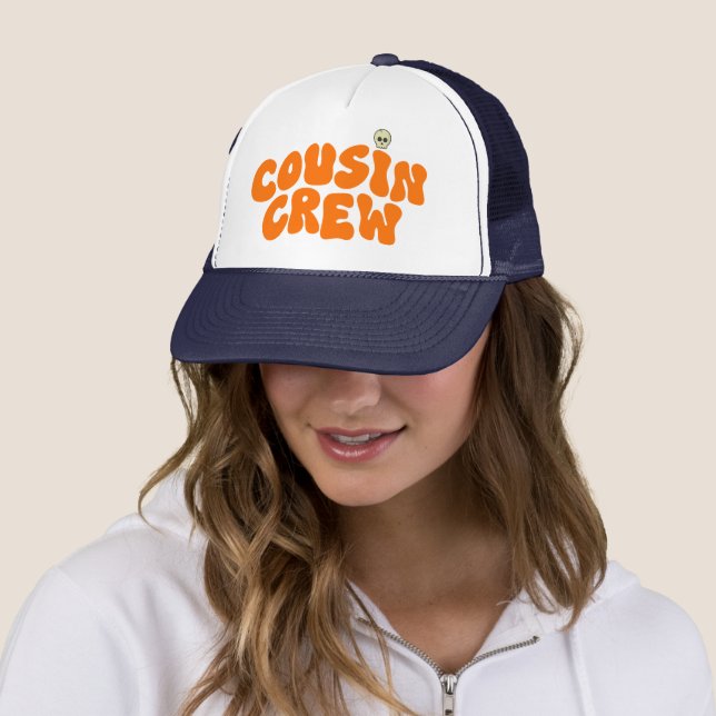 Casquette Halloween de réunion de famille jumelée à l'équipe (En situation)