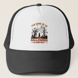 Casquette Halloween est tous les jours Sorcière Silhouette P
