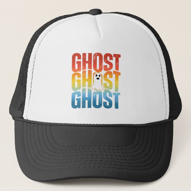 CASQUETTE HALLOWEEN FANTÔME FANTÔME FANTÔME  (Devant)