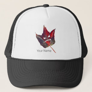 Casquette Halloween Feuilles de feuillage d'automne automne
