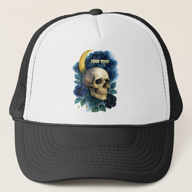 Casquette Halloween Gothique Gothique Halloween Déplaisant (Devant)