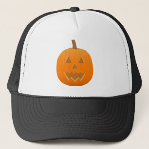 Casquette Halloween : Jack-O-Lantern : Citrouille :