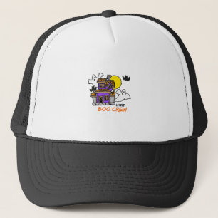 Casquette Halloween Little Boo Crew Dessiné à la Main