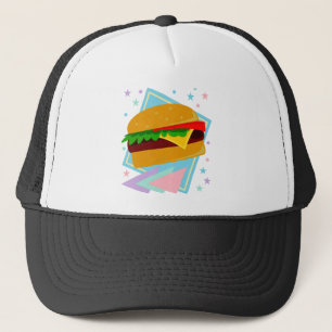 Casquette Hamburger délicieux mignon