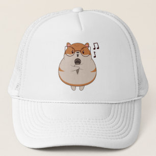 Casquette Hamster - Musique avec microphone