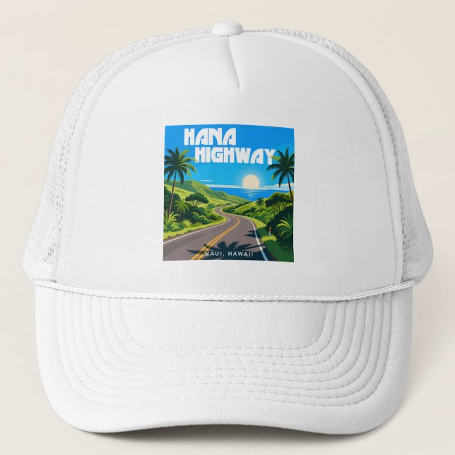 Casquette Hana Highway Maui Hawaii Paysage (Devant)