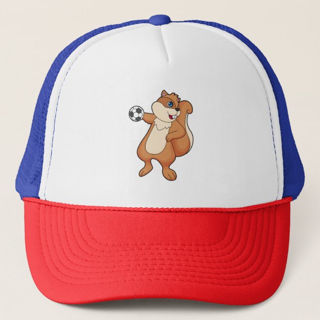 Casquette Handball joueur d'écureuil (Devant)