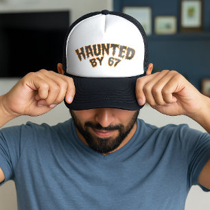Casquette Hanté par 67 Drôle de Fantôme et Citrouille Hallow