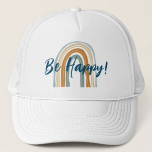 Casquette Happy Boho Rainbow camionneur chapeau