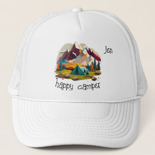Casquette 'happy camper' Personnalisable