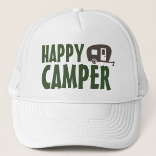 Casquette Happy Camper pour Camping et Rving