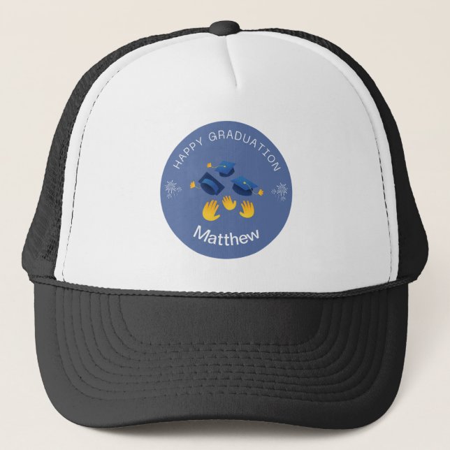 Casquette - Happy Graduate Personnaliser - Ajouter (Devant)