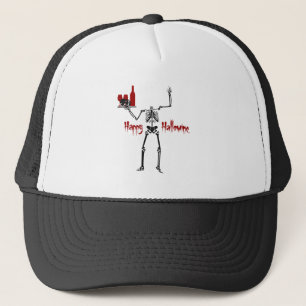Casquette Happy Hallowine Skeleton sans tête
