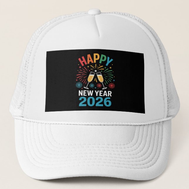 Casquette Happy New Year 2026 Party Funny New Years Eve 2026 (Devant)