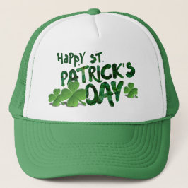 Casquette Happy Saint Patrick's Day Green Trucker Hat