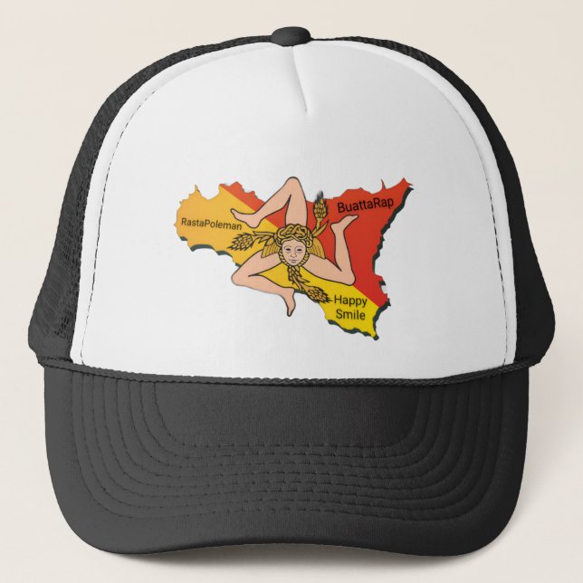 Casquette Happy Smile Sicilia (Devant)