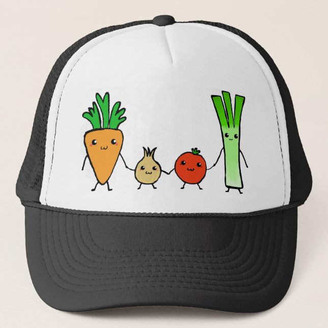 Casquette Happy veg (Devant)