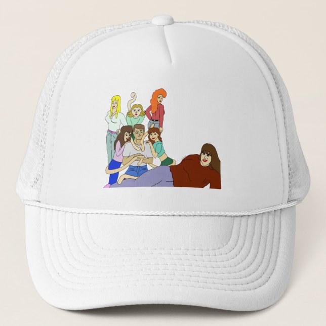 Casquette Harem de queues  (Devant)