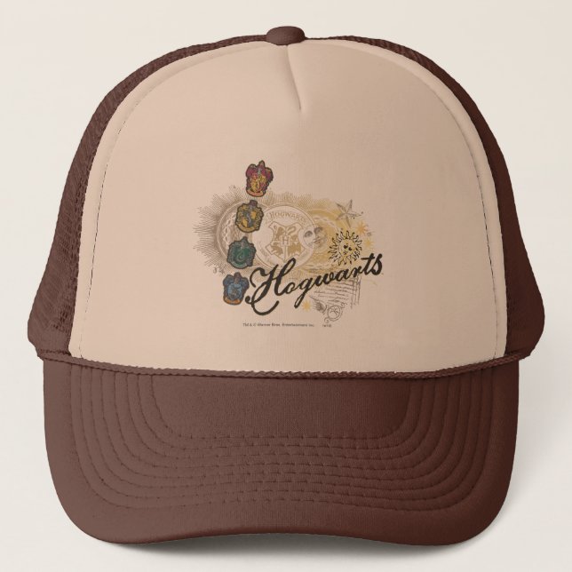 Casquette Harry Potter | Maisons de Hogwarts - Couleur compl (Devant)