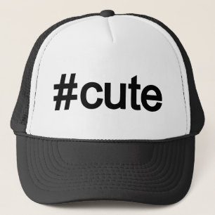 Casquette Hashtag # Cute