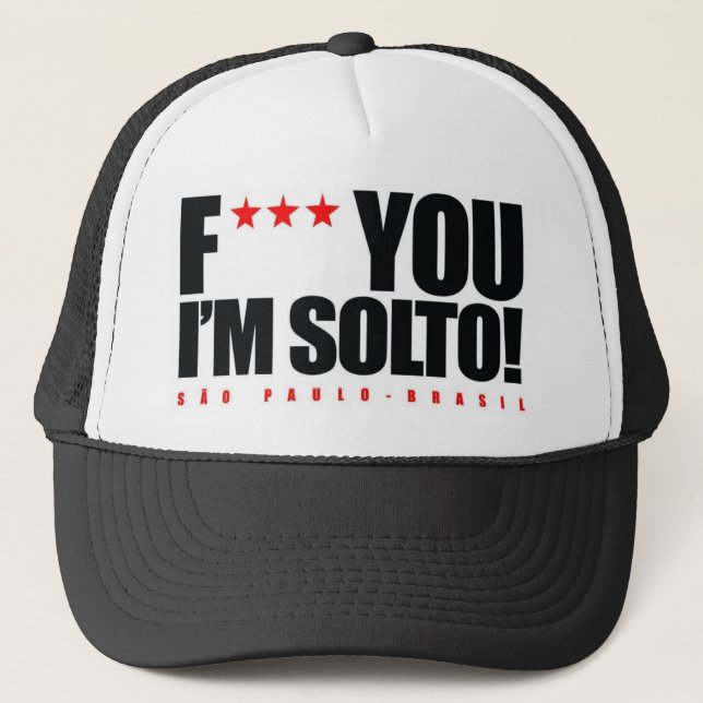CASQUETTE HAT I'M JE LIBÈRE SÃO PAULO BRÉSIL F *** YOU (Devant)