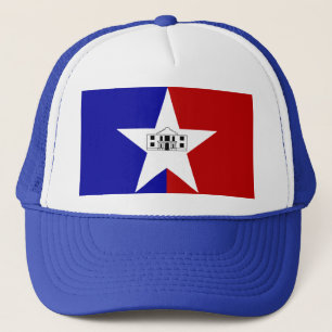 Casquette Hat with Flag of San Antonio, Texas, USA