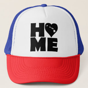 Casquette Hawaii Home Heart State Ball Cap Trucker Chapeau