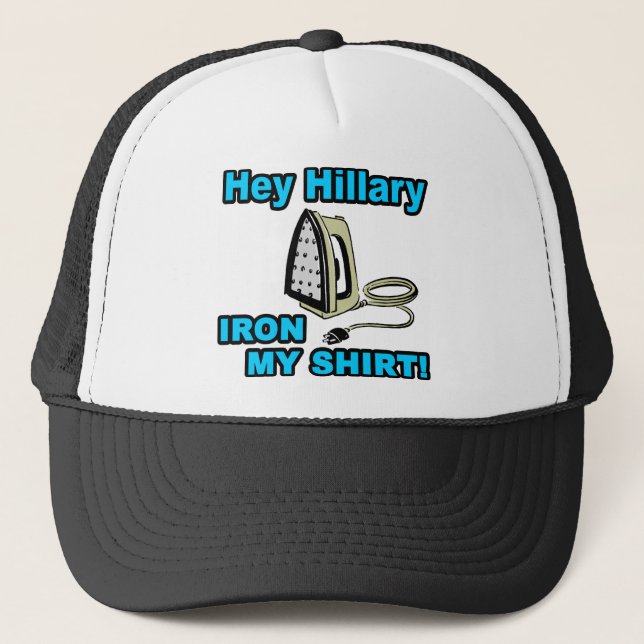 Casquette Hé fer de Hillary… ma chemise ! (Devant)