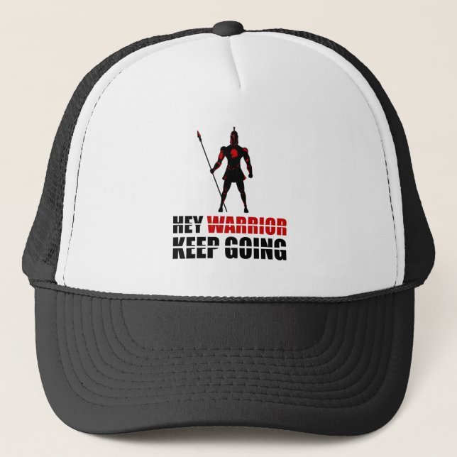Casquette Hé guerrier continue (Devant)