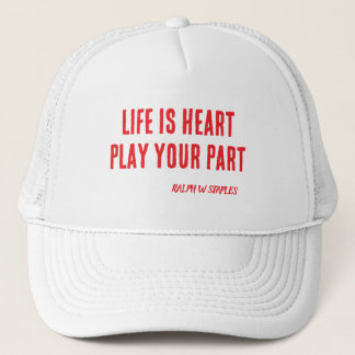 CASQUETTE HEART SLOGAN 