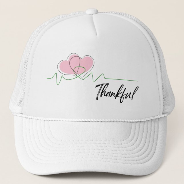 Casquette Heart Thankful (Devant)