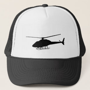 Casquette Helicopter Pilot Silhouette Flying 