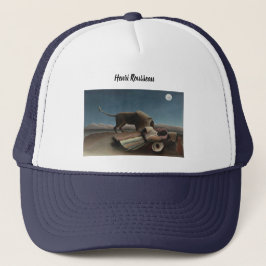 Casquette Henri Rousseau Le Sommeil Gitan Bleu