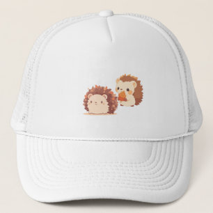 Casquette Hérisson d'automne mignon - Kawaii animaux de forê