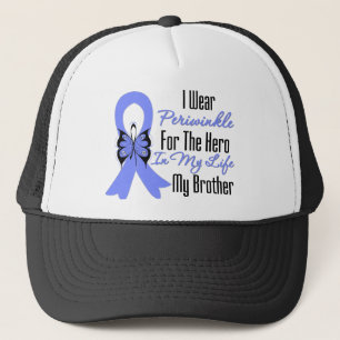 Casquette Héros oesophagien de ruban de Cancer mon frère