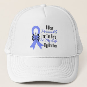 Casquette Héros oesophagien de ruban de Cancer mon frère