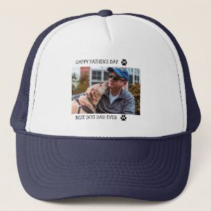 Casquette Heureuse Fête des pères Meilleur Père Chien Jamais