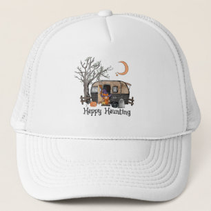 Casquette Heureux   Camper d'Halloween   Sorcière Éffrayante