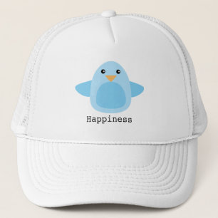 Casquette Heureux comme oiseau bleu