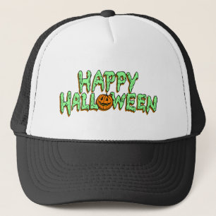 Casquette heureux de camionneur de Halloween