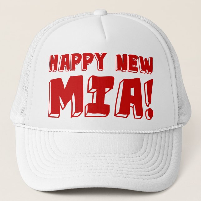CASQUETTE HEUREUX NOUVEAU MIA ! (Devant)