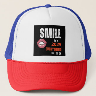 Casquette heureux nouvelle année espoir camionneur Hat