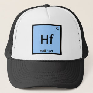 Casquette Hf - Haflinger Pony Chemistry Cheval de table péri