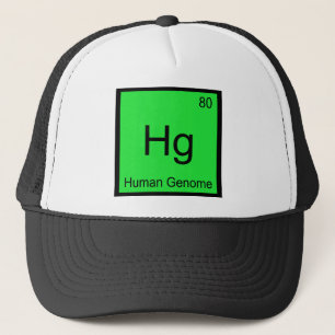 Casquette Hg - Génome Humain Symbole d'élément de chimie Tee